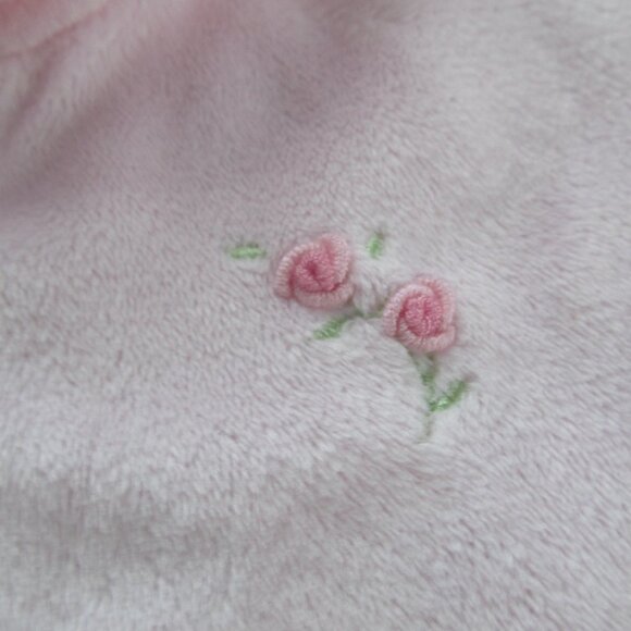 Kyle & Deena Snap Up Layette Pajama Shirt Girls 0-3M Pink Long Sleeve Collar - Picture 2 of 6